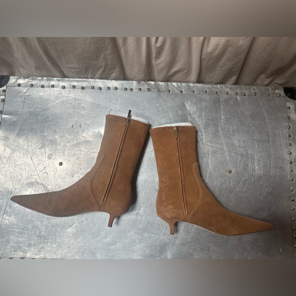 Verónica beard fiana bootie caramel tan brown 10 - Picture 2 of 4